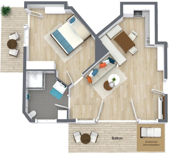 Residence Martha Biberwier Oda fotoğraf
